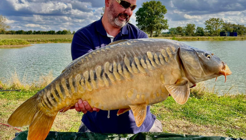 A carp from Heart Lake, Oct 2023