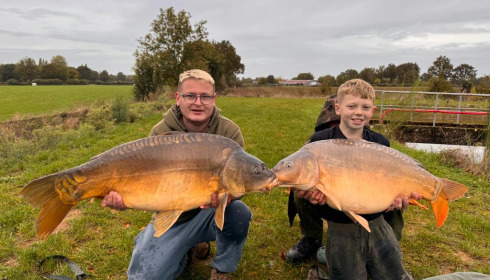 A carp from Heart Lake, Nov 2023