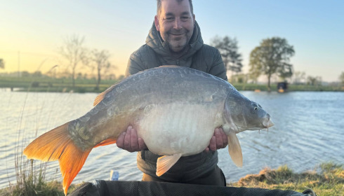 A 37 lb 4 oz fish from Heart Lake, Apr 2025
