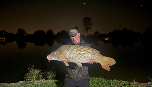 A 31 lb fish from Heart Lake, Oct 2025