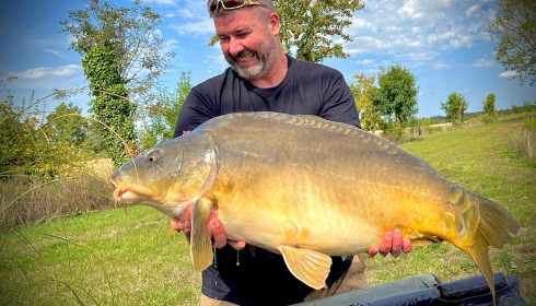 A carp from Heart Lake, Oct 2023