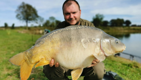 A carp from Heart Lake, Oct 2023