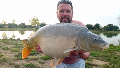 A 40 lb 4 oz carp from Heart Lake, James Richards, Sep 2023