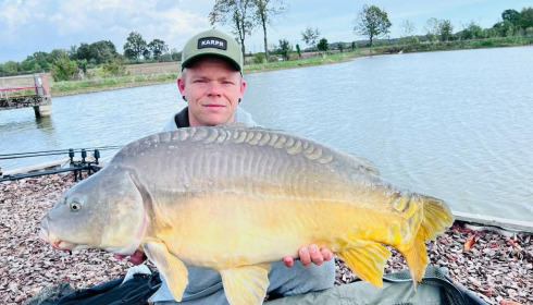 A carp from Heart Lake, Oct 2023