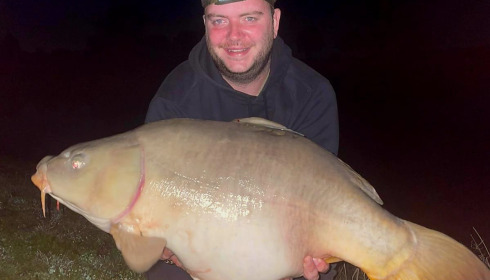 A carp from Heart Lake, Oct 2023