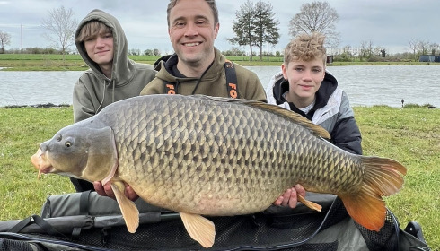 A 47 lb carp from Heart Lake, Alex Welford, Apr 2024