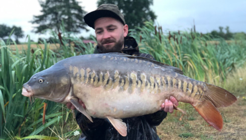 A 35 lb fish from Heart Lake, Jul 2025