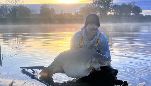 A 38 lb fish from Heart Lake, Mirror, Apr 2024