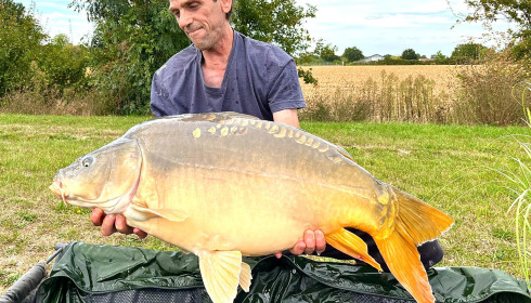 A carp from Heart Lake, Oct 2023