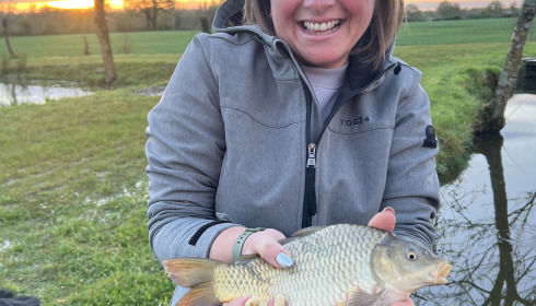 A carp from Heart Lake, Gemma Brewin (Small Lake), Apr 2024