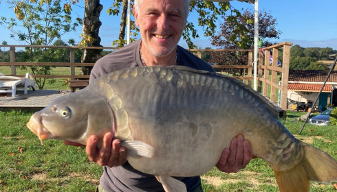 A carp from Heart Lake, Oct 2023