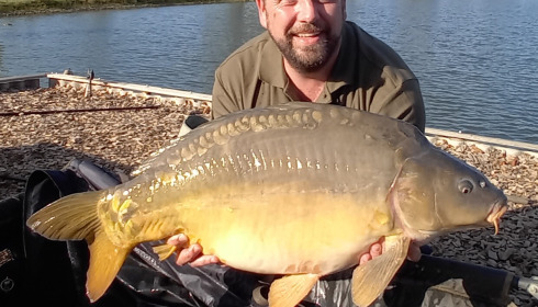 A 35 lb 7 oz fish from Heart Lake, Mirror, Sep 2023