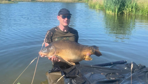 A 41 lb 12 oz fish from Heart Lake, Jul 2024