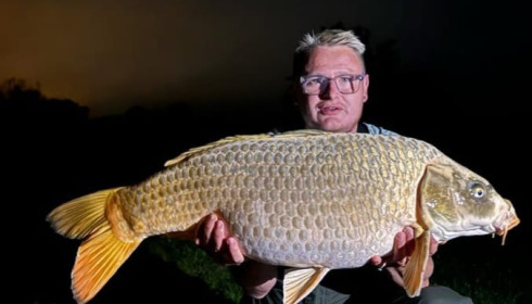 A carp from Heart Lake, Nov 2023