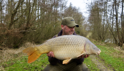 A 34 lb fish from Jonchery 7, Feb 2024