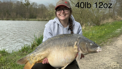 A 40 lb 12 oz fish from Jonchery 7, Mirror, Mar 2024