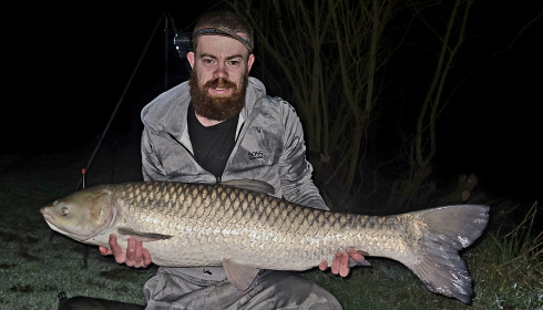 A 47 lb 5 oz fish from Jonchery 7, 47lb 5oz grass carp, Mar 2025