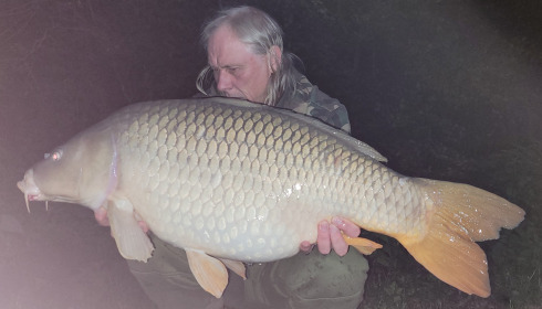 A 37 lb 8 oz fish from Jonchery 7, Common, Oct 2024