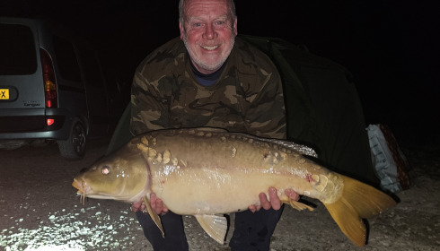 A 29 lb fish from Jonchery 7, 29lb mirror, Mar 2025