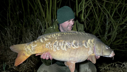 A 33 lb fish from Jonchery 7, Feb 2024