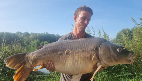 A carp from Jonchery 8, Aug 2023