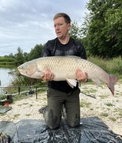 A 52 lb carp from Jonchery 8, Jul 2023