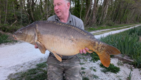A 31 lb fish from Jonchery 8, Apr 2025