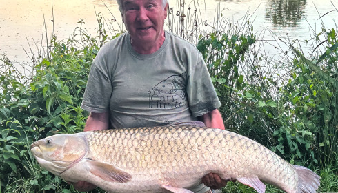 A 57 lb 8 oz fish from Jonchery 8, Grass Carp, Jul 2024
