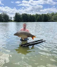 A 51 lb carp from Jonchery 8, Jul 2023