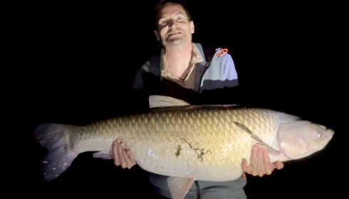 A 55 lb 2 oz fish from Jonchery 8, Grass Carp, May 2025