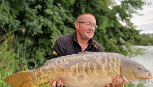 A 33 lb 14 oz carp from Jonchery, Dave Pillman, Sep 2023