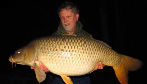 A 51 lb carp from Jonchery, Feb 2024
