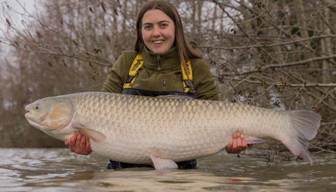 A 60 lb grass carp from Jonchery, Lauren Stanford, Mar 2024