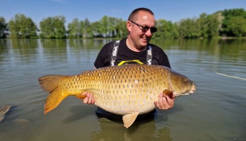 A 52 lb 10 oz fish from Jonchery, Common carp, May 2025