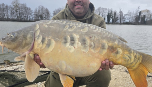A 32 lb 12 oz carp from Jonchery, Ian Morris, Mar 2024