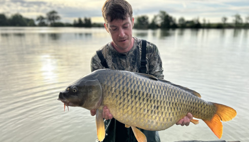 A 56 lb carp from Jonchery, Stephen Derrick, Jun 2025