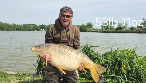 A 53 lb 11 oz fish from Jonchery, Common, May 2025