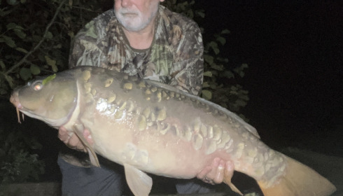 A 34 lb 4 oz fish from Jonchery, Oct 2024