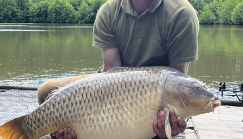 A 56 lb carp from La Fonte, John Borszowski, Jul 2024