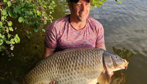 A 65 lb 7 oz carp from La Fonte, Brett Jones - New Lake Record, Jun 2024