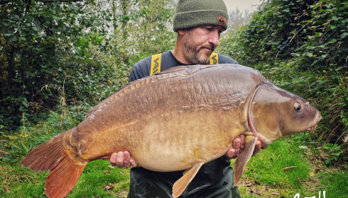 A 37 lb carp from La Fonte, Matthew Burns, Sep 2024