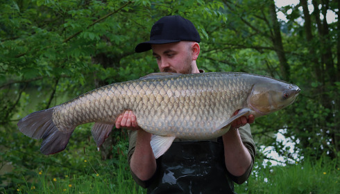 A 32 lb grass carp from La Fonte, Lewis Redding, May 2024