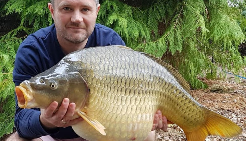 A 30 lb carp from Lakeview, Jan 2024