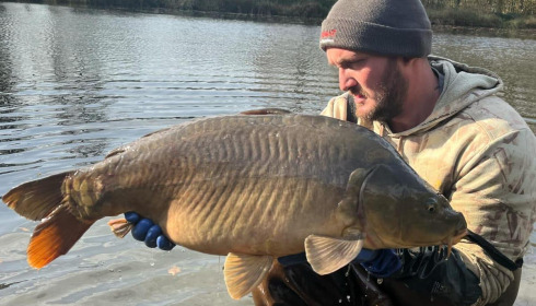 A carp from Lakeview, Additional Winter Stocking, Dec 2024