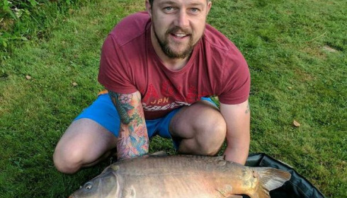 A 30 lb carp from Lakeview, Jan 2024