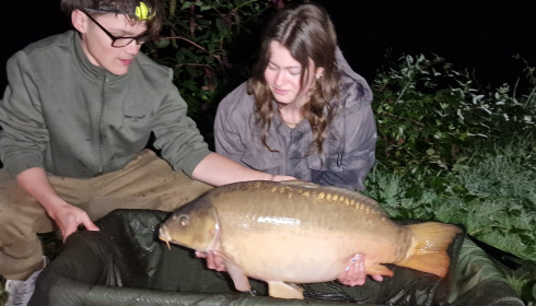A 28 lb 12 oz carp from Lakeview, Kimberley Hargreaves, Sep 2025