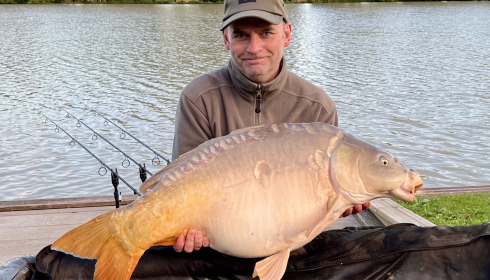 A 38 lb 8 oz carp from Landes, Darren Williams, Apr 2024