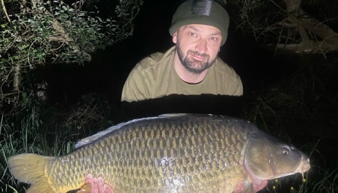 A 43 lb 10 oz carp from Laroussi, Apr 2024