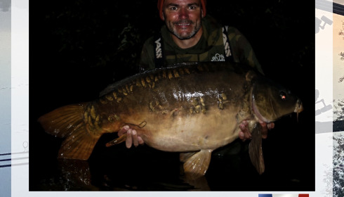 A 33 lb 8 oz fish from Laroussi, 33.8 mirror, Oct 2023