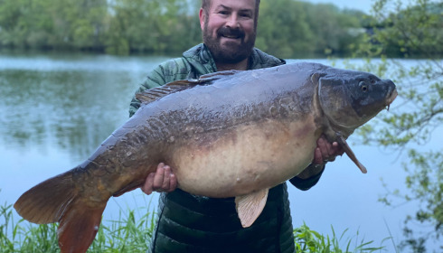 A 45 lb 4 oz carp from Laroussi, May 2024